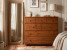 Komoda drewniana Anna Classic, kolor kasztan, 8698035