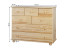 Komoda drewniana Anna Classic, kolor kasztan, 8698036