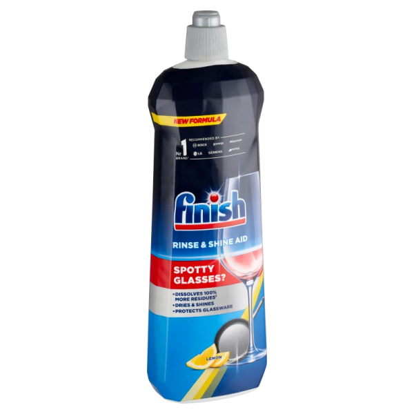 Płyn nabłyszczający do zmywarki FINISH Shine&Protect cytrynowy 800ml, 8700688