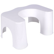 Podnóżek toaletowy podest łazienkowy schodek stołek biały