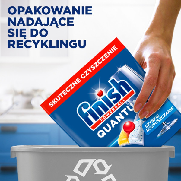 Kapsułki do zmywarki FINISH Tabs Quantum Lemon 140 szt, 8723645