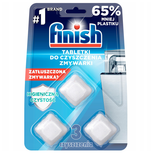 Tabletki do czyszczenia zmywarki FINISH czyścik 3 szt, 8726478