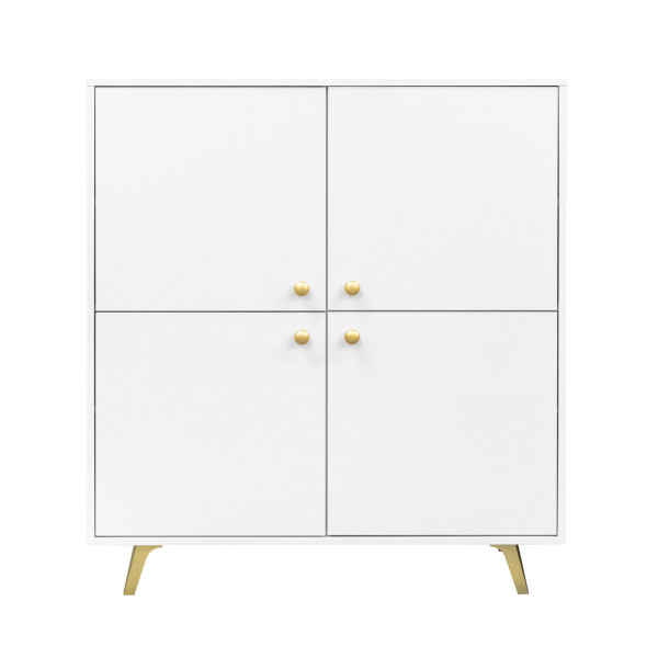 Komoda GALIO 100x112x41 cm Biała, 8753530