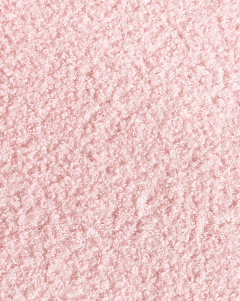 Fotel biurowy obrotowy boucle pastelowy róż, 8754163