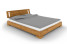 Inny kolor wybarwienia: Łóżko VENTO E-7 120x200 cm z Drewnianym Zagłówkiem Dąb Dziki