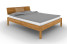 Inny kolor wybarwienia: Łóżko VENTO A-5 160x200 cm z Drewnianym Zagłówkiem Dąb Dziki