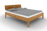 Inny kolor wybarwienia: Łóżko VENTO A-2 100x200 cm z Drewnianym Zagłówkiem Dąb Dziki