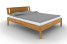Inny kolor wybarwienia: Łóżko VENTO A-7 160x200 cm z Drewnianym Zagłówkiem Dąb Dziki