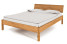 Inny kolor wybarwienia: Łóżko VENTO A-9 160x200 cm z Drewnianym Zagłówkiem Dąb Dziki