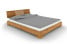 Inny kolor wybarwienia: Łóżko VENTO E-5 100x200 cm z Drewnianym Zagłówkiem Dąb Dziki