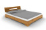 Inny kolor wybarwienia: Łóżko VENTO E-6 160x200 cm z Drewnianym Zagłówkiem Dąb Dziki