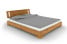 Inny kolor wybarwienia: Łóżko VENTO E-7 100x200 cm z Drewnianym Zagłówkiem Dąb Dziki