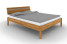 Inny kolor wybarwienia: Łóżko VENTO A-1 160x200 cm z Drewnianym Zagłówkiem Dąb Dziki