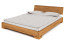 Inny kolor wybarwienia: Łóżko VENTO E-9 100x200 cm z Drewnianym Zagłówkiem Dąb Dziki