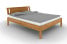 Inny kolor wybarwienia: Łóżko VENTO A-7 120x200 cm z Drewnianym Zagłówkiem Dąb Dziki