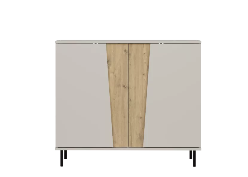 INDULIX Komoda 2 drzwi 100 (Cashmere/Artisan ), 8797899
