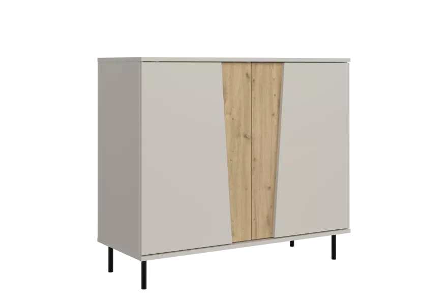 INDULIX Komoda 2 drzwi 100 (Cashmere/Artisan ), 8797900
