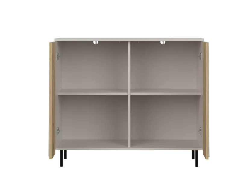 INDULIX Komoda 2 drzwi 100 (Cashmere/Artisan ), 8797905