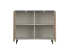 INDULIX Komoda 2 drzwi 100 (Cashmere/Artisan ), 8797905