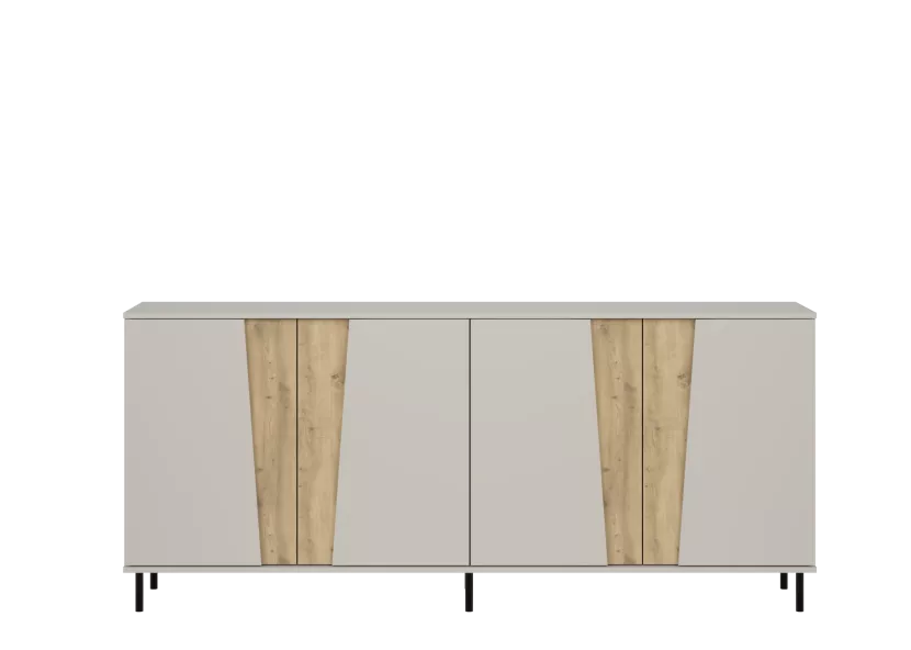 INDULIX Komoda 4 drzwi 200 (Cashmere/Artisan ), 8797962