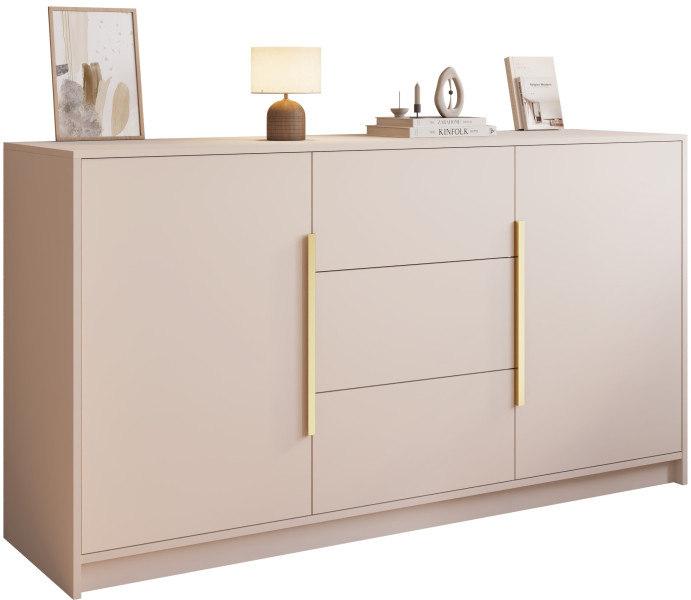 Komoda kaszmirowa do salonu z drzwiami 150 cm LESTO, 8820495