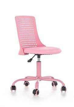Fotel biurowy Flexiroll różowy, 882327