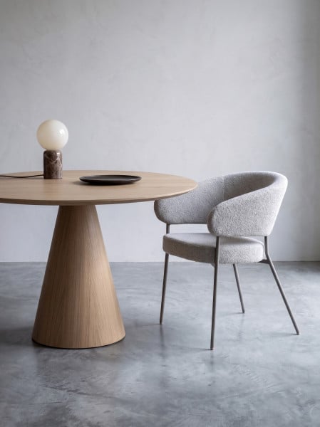 Krzesło tapicerowane ELARA cappuccino do kuchni i salonu, 8824395