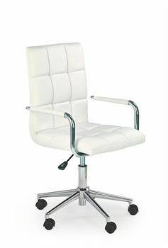 Fotel biurowy Mooni XL biały PU, 884274