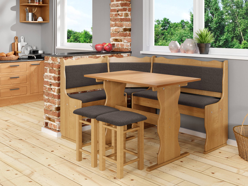 Narożnik kuchenny + stół z taboretami Mini, 8846070