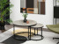 Czarny Stolik Loftowy Karel Beton - Do Salonu I Biura, 8846183