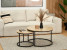 Nowoczesny Stolik Karel 2W1 Sonoma Czarny Do Salonu, 8846217