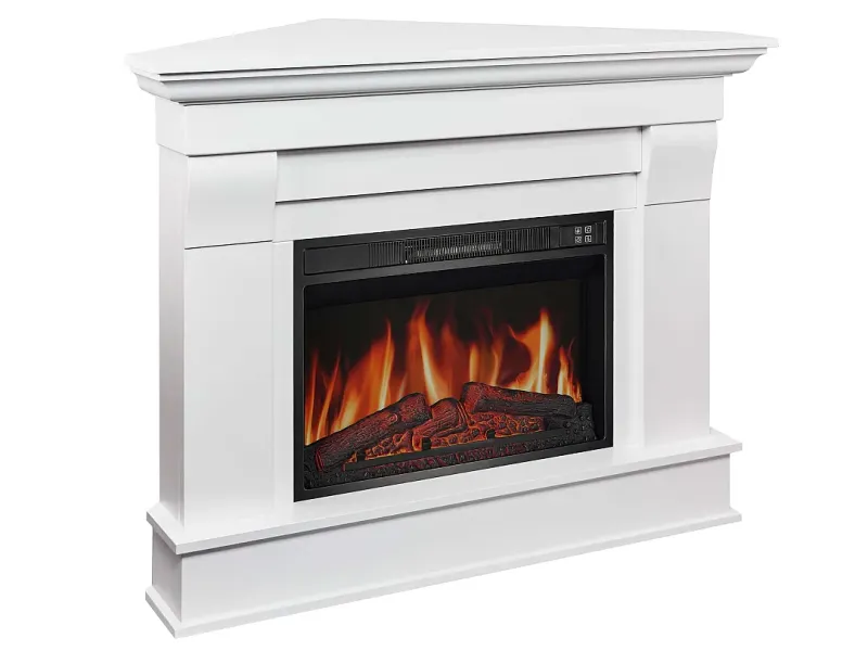 Kominek elektryczny narożny ArtiFlame Albion Corner AF23S biały, 8867969