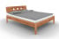 Inny kolor wybarwienia: Łóżko VENTO A-4 200x220 cm z Drewnianym Zagłówkiem Buk Dziki
