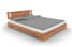Inny kolor wybarwienia: Łóżko VENTO E-7 200x220 cm z Drewnianym Zagłówkiem Buk Dziki
