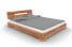 Inny kolor wybarwienia: Łóżko VENTO E-6 200x220 cm z Drewnianym Zagłówkiem Buk Dziki