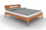 Inny kolor wybarwienia: Łóżko VENTO A-6 200x220 cm z Drewnianym Zagłówkiem Buk Dziki