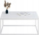 Stolik kawowy Neri 100x60 cm Loft do salonu Biały + Biały Mat, 8875012