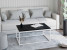 Stolik kawowy Neri 100x60 cm Loft do salonu Biały + Czarny MiniPearl, 8875016