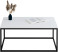 Stolik kawowy Neri 100x60 cm Loft do salonu Czarny + Biały Mat, 8875100