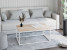 Stolik kawowy Neri 100x60 cm Loft do salonu Biały + Dąb Sonoma, 8875264