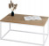 Stolik kawowy Neri 100x60 cm Loft do salonu Biały + Dąb Lancelot, 8875275