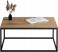 Stolik kawowy Neri 100x60 cm Loft do salonu Czarny + Dąb Lancelot, 8875500