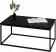 Stolik kawowy Neri 100x60 cm Loft do salonu Czarny + Czarny MiniPearl, 8875555
