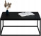 Stolik kawowy Neri 100x60 cm Loft do salonu Czarny + Czarny MiniPearl, 8875556