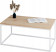 Stolik kawowy Neri 100x60 cm Loft do salonu Biały + Dąb Artisan, 8875563