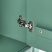 Komoda z szafkami i szufladami zielona, 8877795