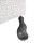 Fotel biurowy regulowany boucle biały, 8880403