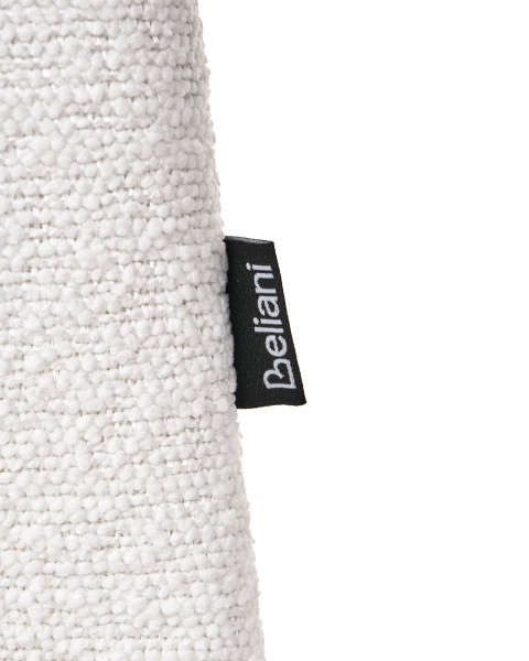 Fotel biurowy regulowany boucle biały, 8880405