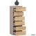 Komoda CL6 Kaszmir 40 cm 6 szuflad kolor Dąb Artisan mat 40x35x109 cm, 8881535
