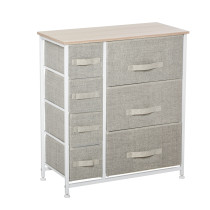 Komoda Artdesign 7 szuflad 63,5 x 30 x 71cm jasnoszary